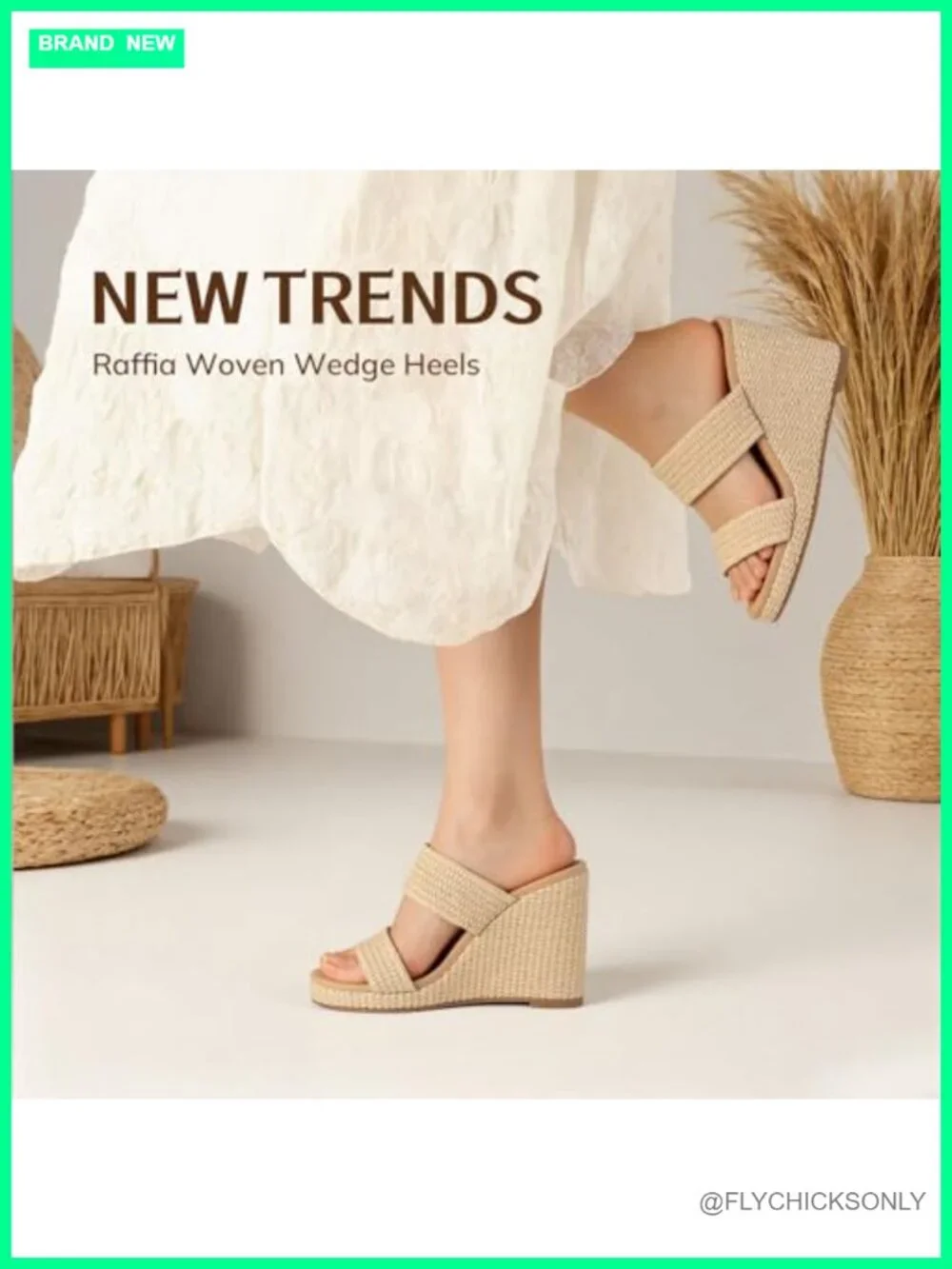Wedge Sandals Espadrilles Platform Slides Dressy High Heel Summer Wedge Shoes